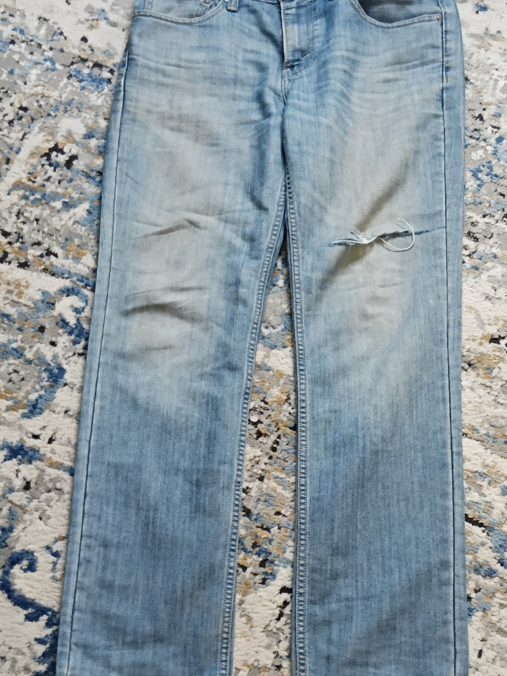 Levi's Men's 5'11 Sky Blue Wash Jeans (Flex) - (32/30)